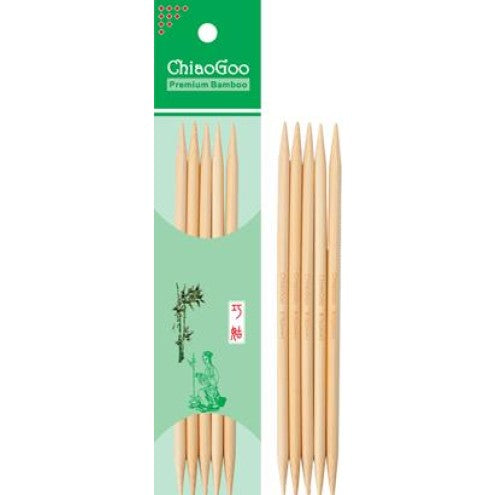 ChiaoGoo Nadelspiel Bamboo Natural 15 cm