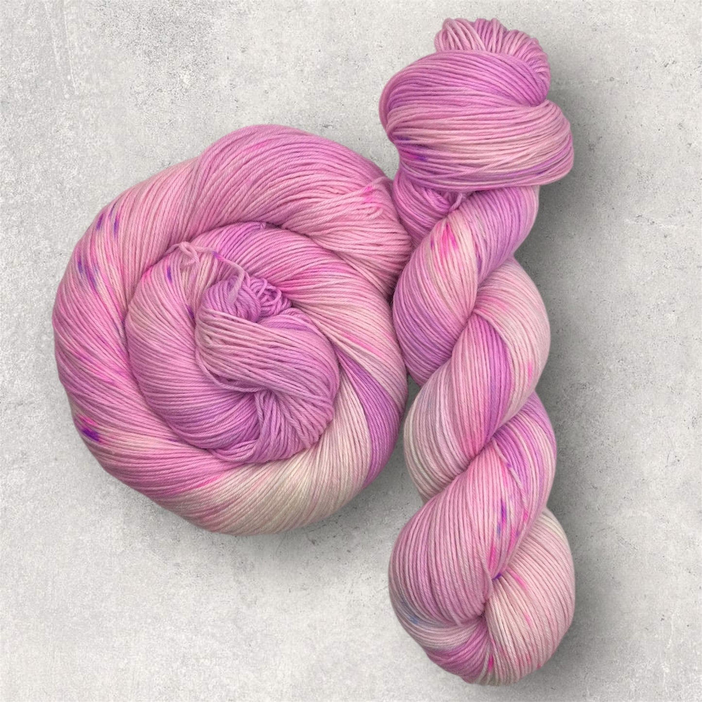 Lila Zuckerwatte