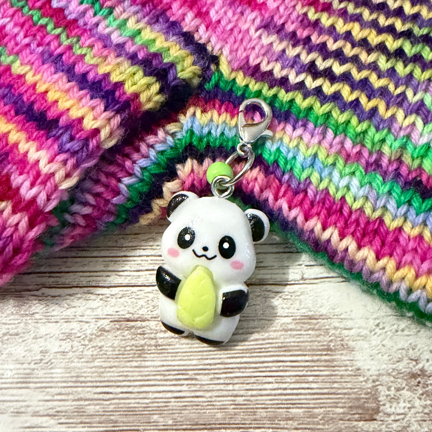 Maschenmarkierer Panda aus Harz