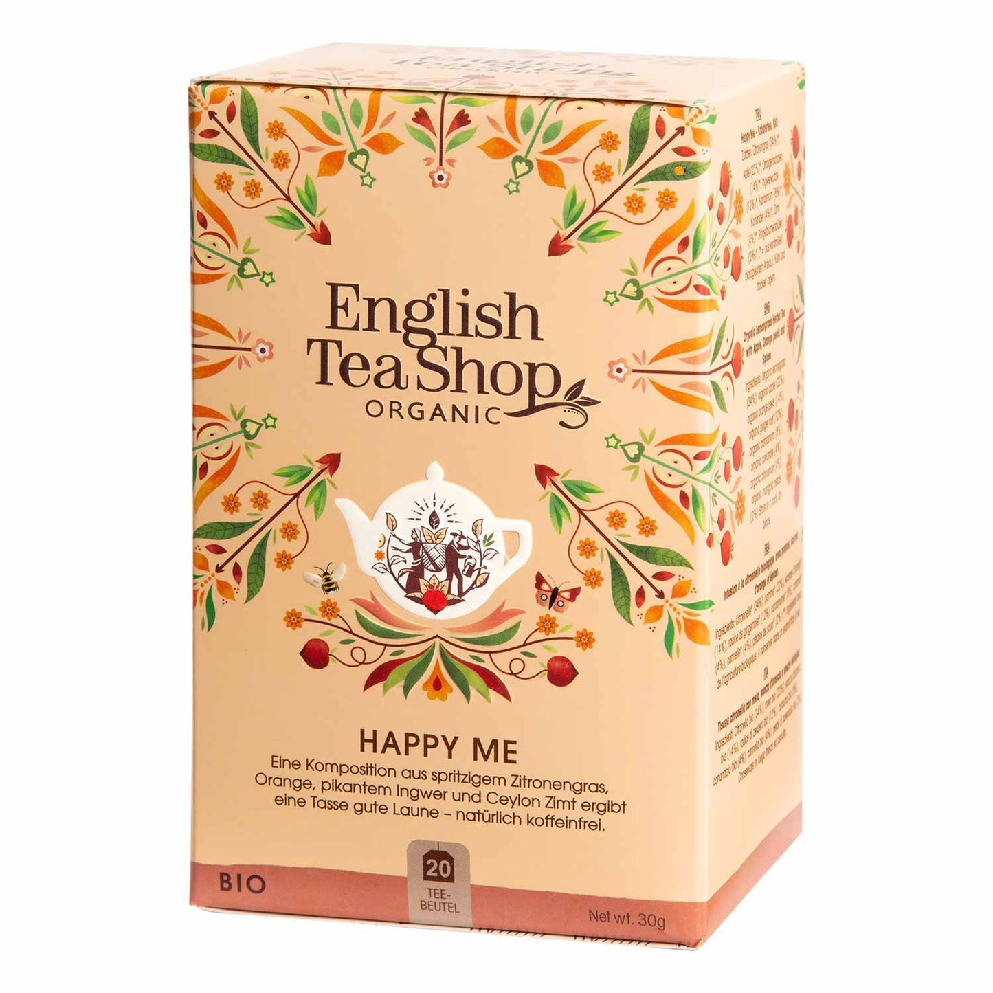 ETS - Happy Me, Organic Wellness Tea, 20 Tea Bags