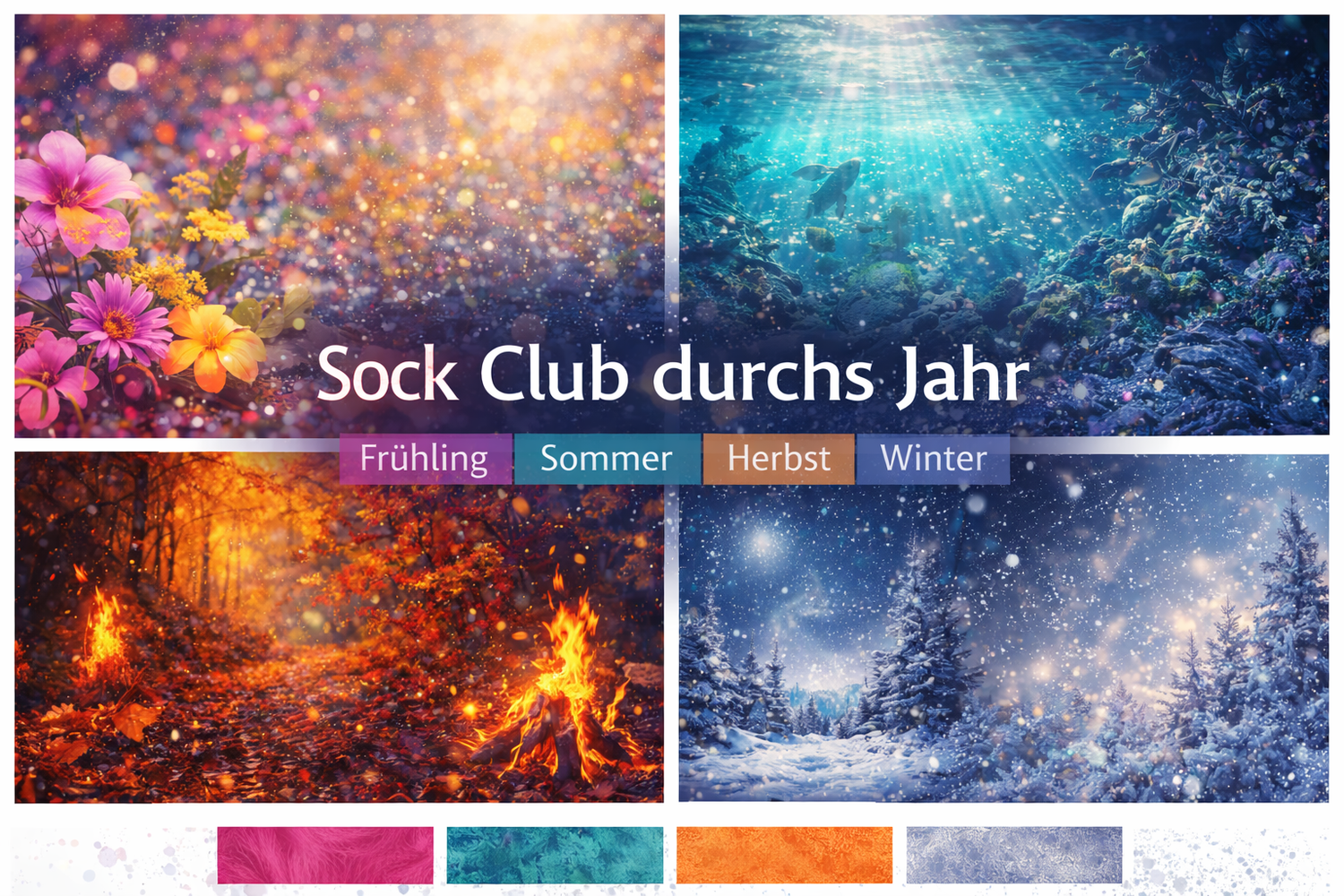 SOCK CLUB - Mit Peacock Garn durchs Jahr