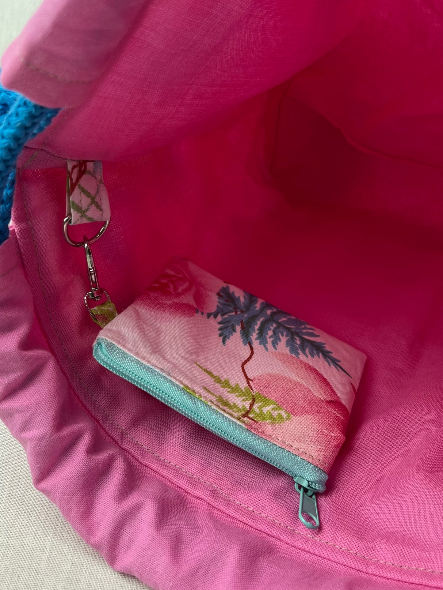 Projekttasche mit kleinem Täschchen