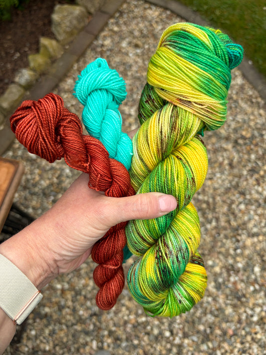 Bienenfresser - Sock Set Titan handgefärbt