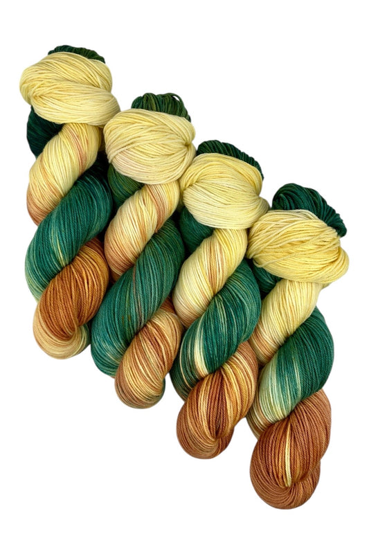 Sonnenflecken im Moos - Merino High Twist AZ