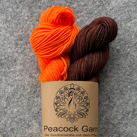 ELECTRIC COCOA – Colorwork Sock Sets (2 x 50g)