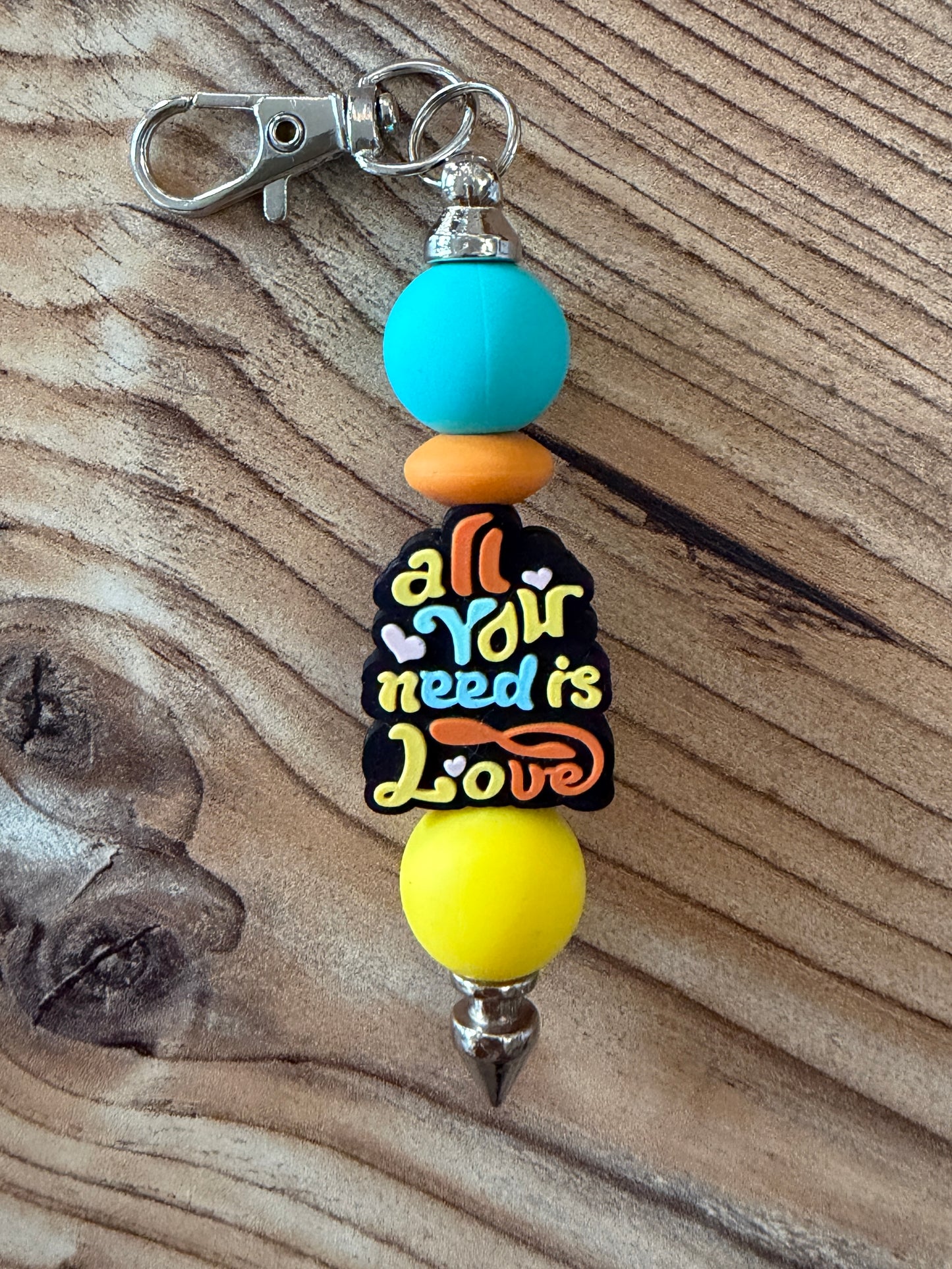 Maschenstopper am Spieß Hippie