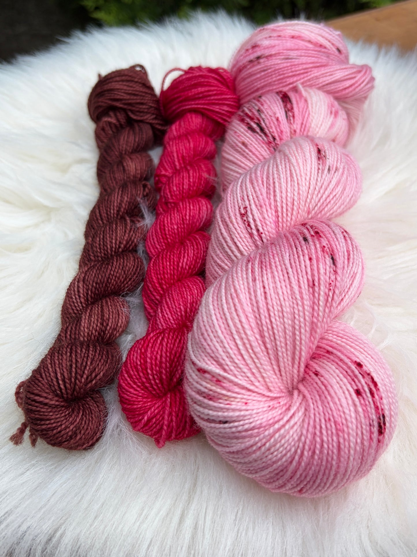 Sweet Cherry - Sock Set Titanium hand-dyed
