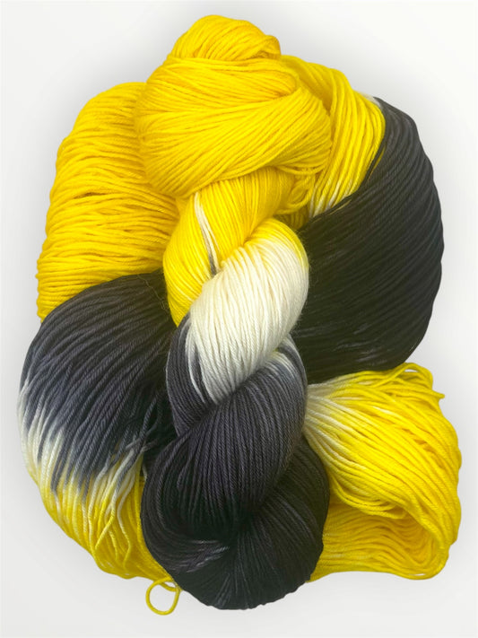 Gelb-Schwarz - 4 Socks