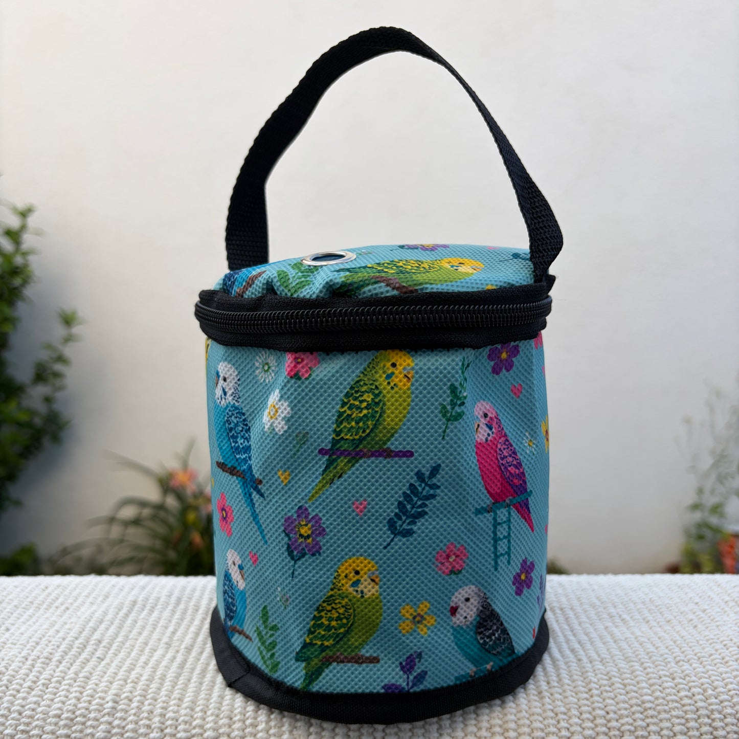 Kleine Projektbeutel mit Loch