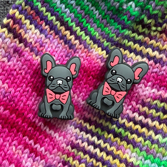 Maschenstopper Frenchie aus Silikon