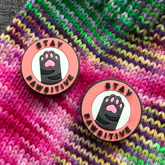 Maschenstopper Stay Pawsitive aus Silikon