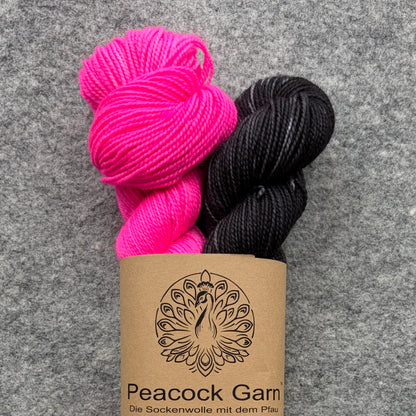 PINK RIOT – Colorwork Sock Sets (2 x 50g)
