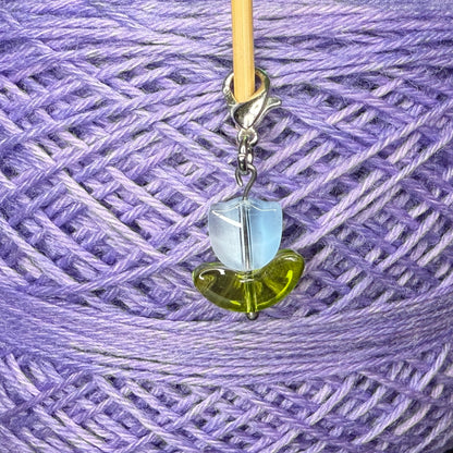 Maschenmarkierer Tulpe Glas