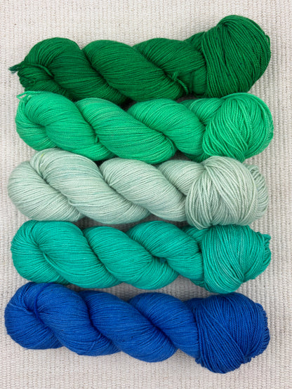 Von grün zu blau - Silpaka 4ply