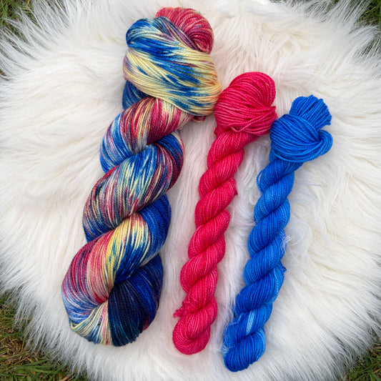 Macaw - Sock Set Titan handgefärbt