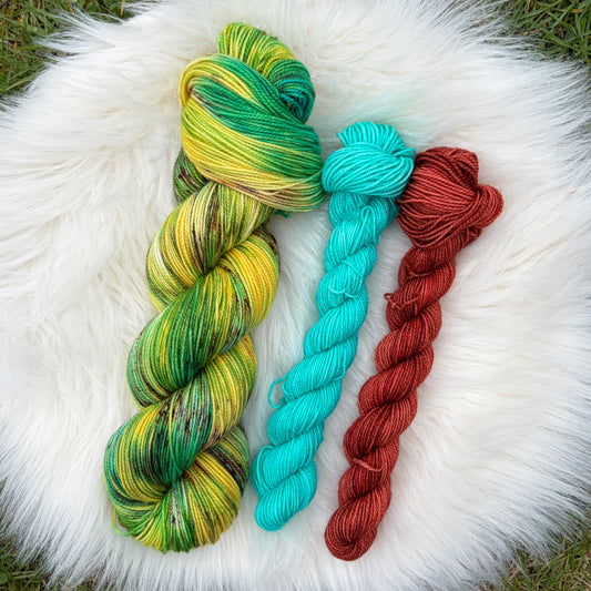 Bienenfresser - Sock Set Titan handgefärbt