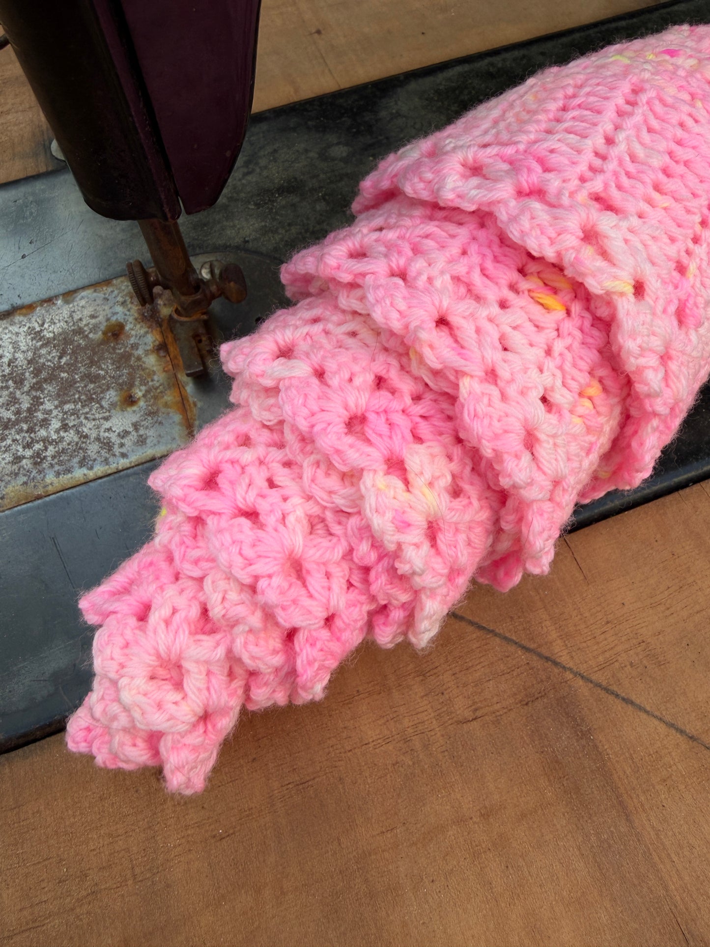 Rosa Zuckerwatte