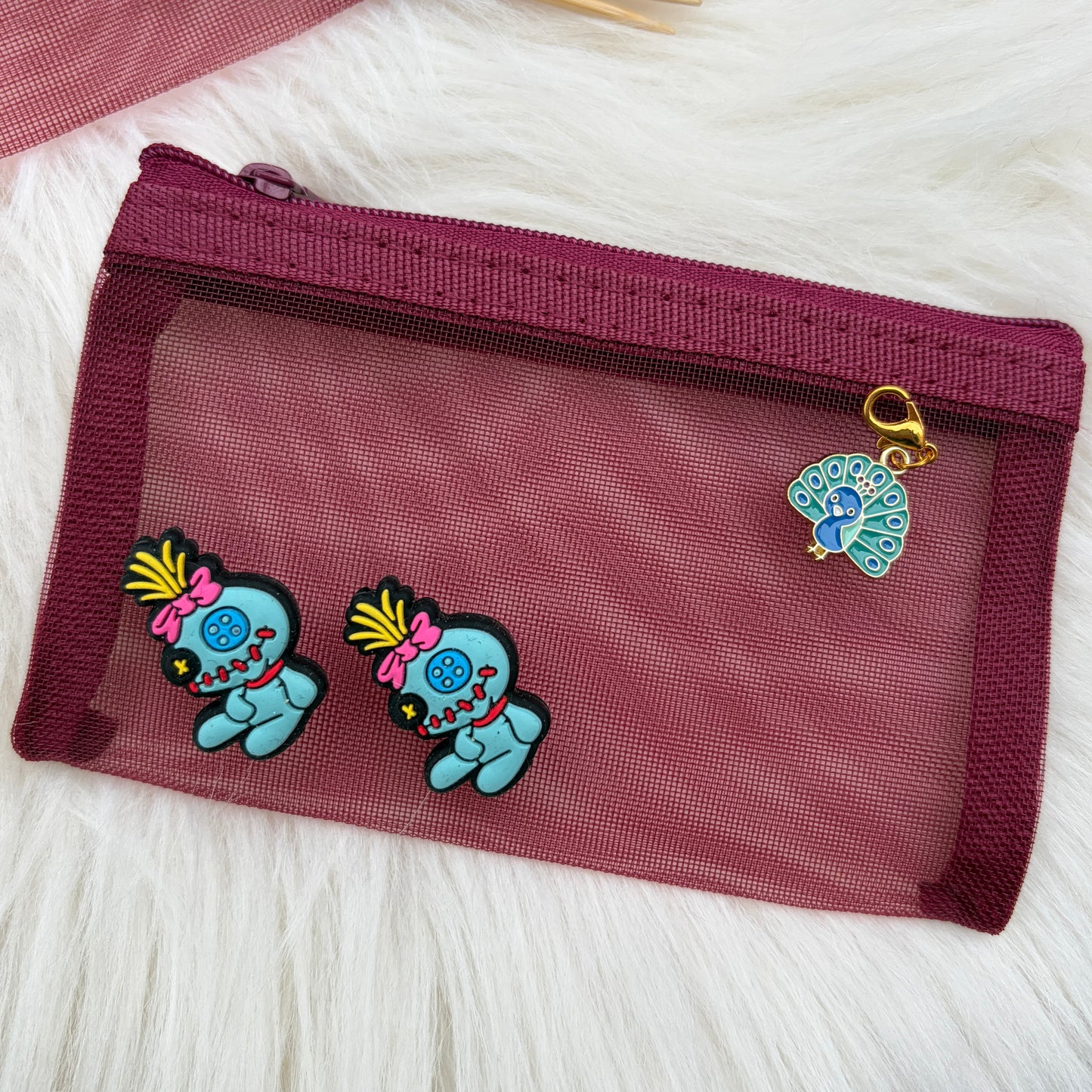 Transparent Mesh Pouches - Set of 2