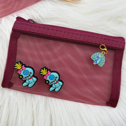 Transparent Mesh Pouches - Set of 2