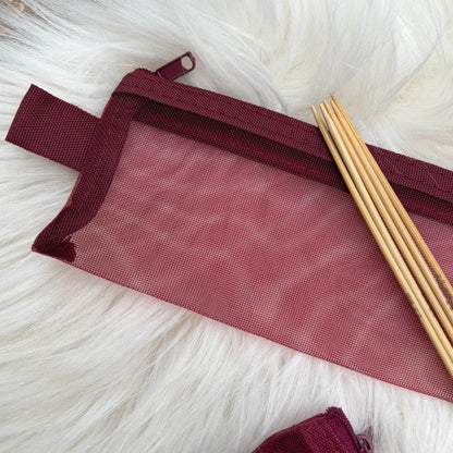Transparent Mesh Pouches - Set of 2