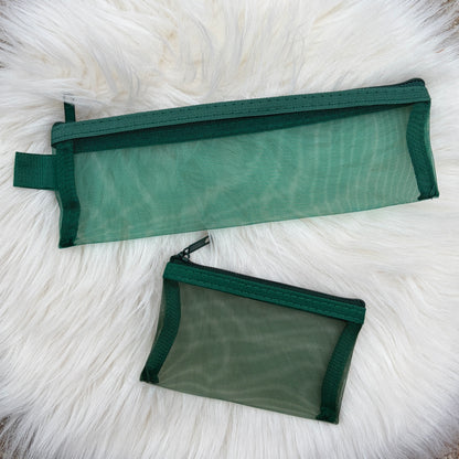 Transparent Mesh Pouches - Set of 2
