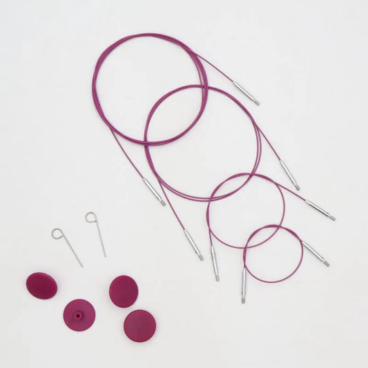 Knit Pro Nadelseile Thin & Flex purple 360°